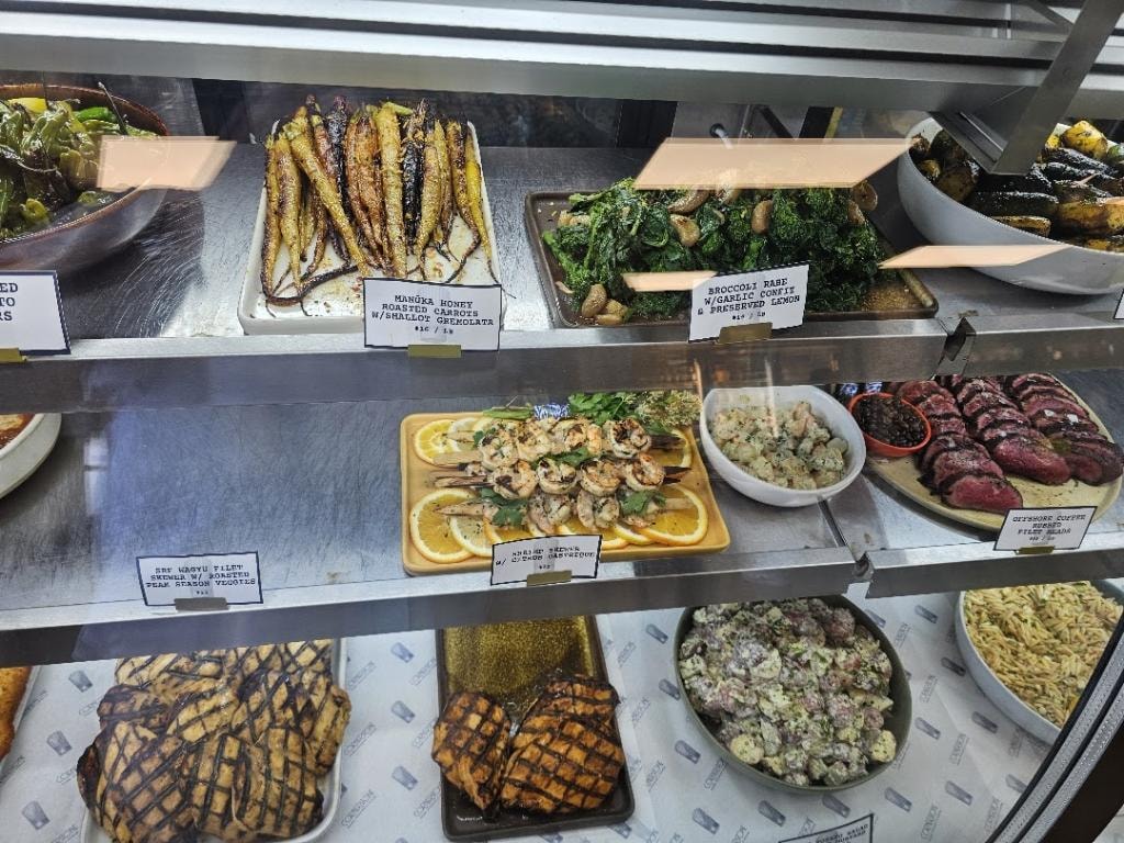 Cornerstone prepared food display case